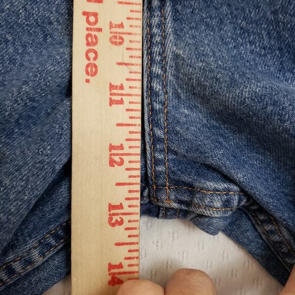 Eddie Bauer Straight Classic Fit Blue Jeans Mens Sz 40Tx36 (39 X‎ 34.5 Actual) - Picture 5 of 15